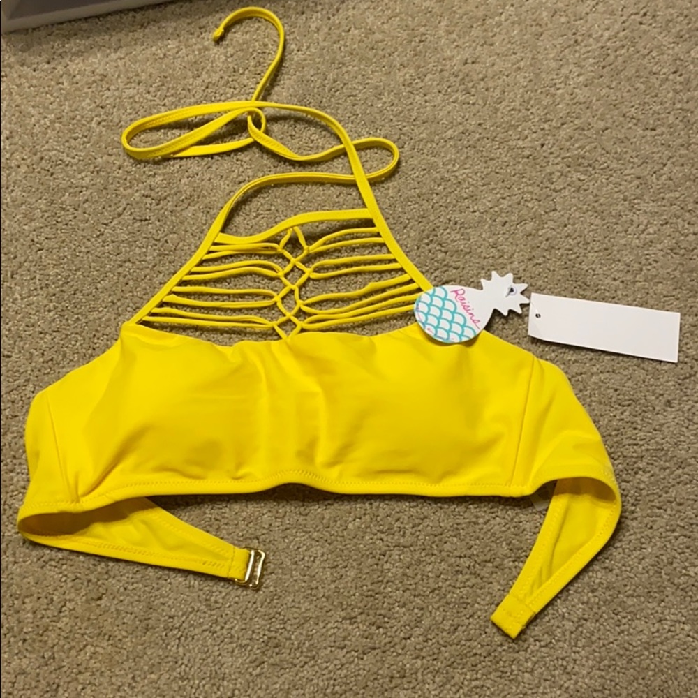 Raisins Yellow Bikini Top